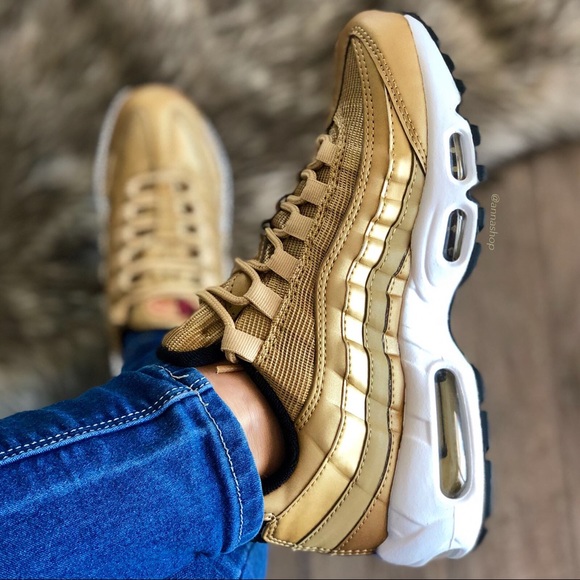 NWT Nike Air Max 95 Rare Gold - Picture 4 of 8